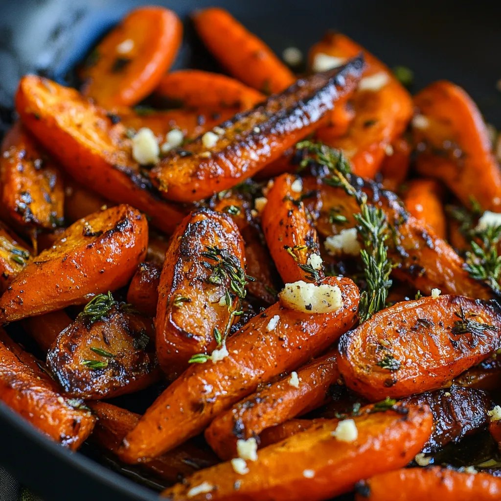 Honey Balsamic Roasted Carrots