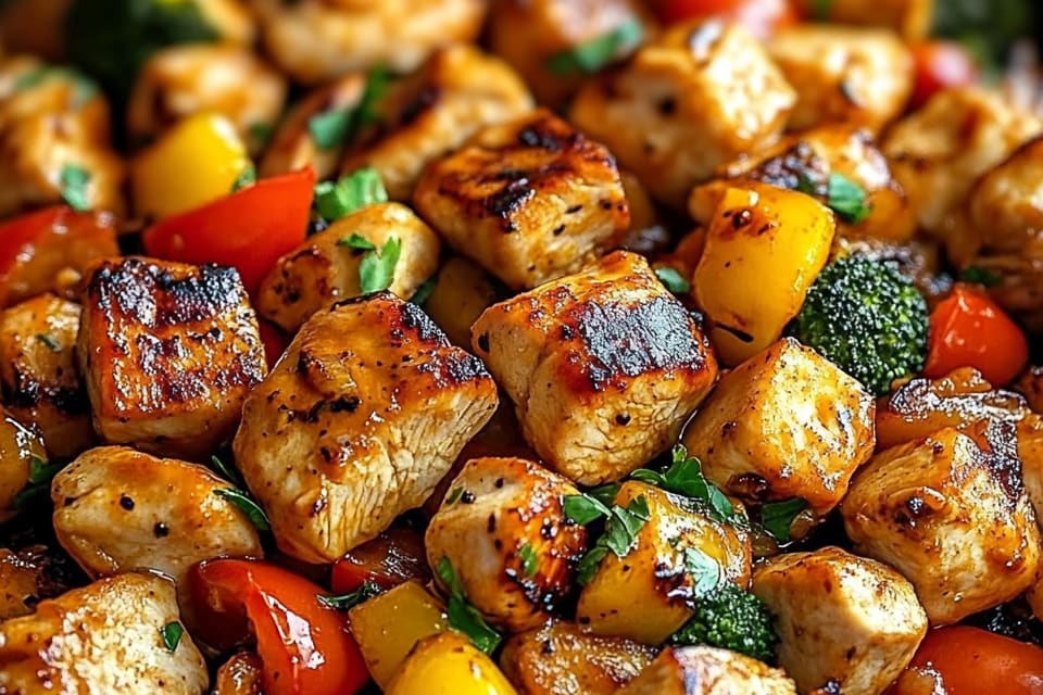 Healthy Chicken and Vegetables Skillet: An Amazing Ultimate Weeknight Meal