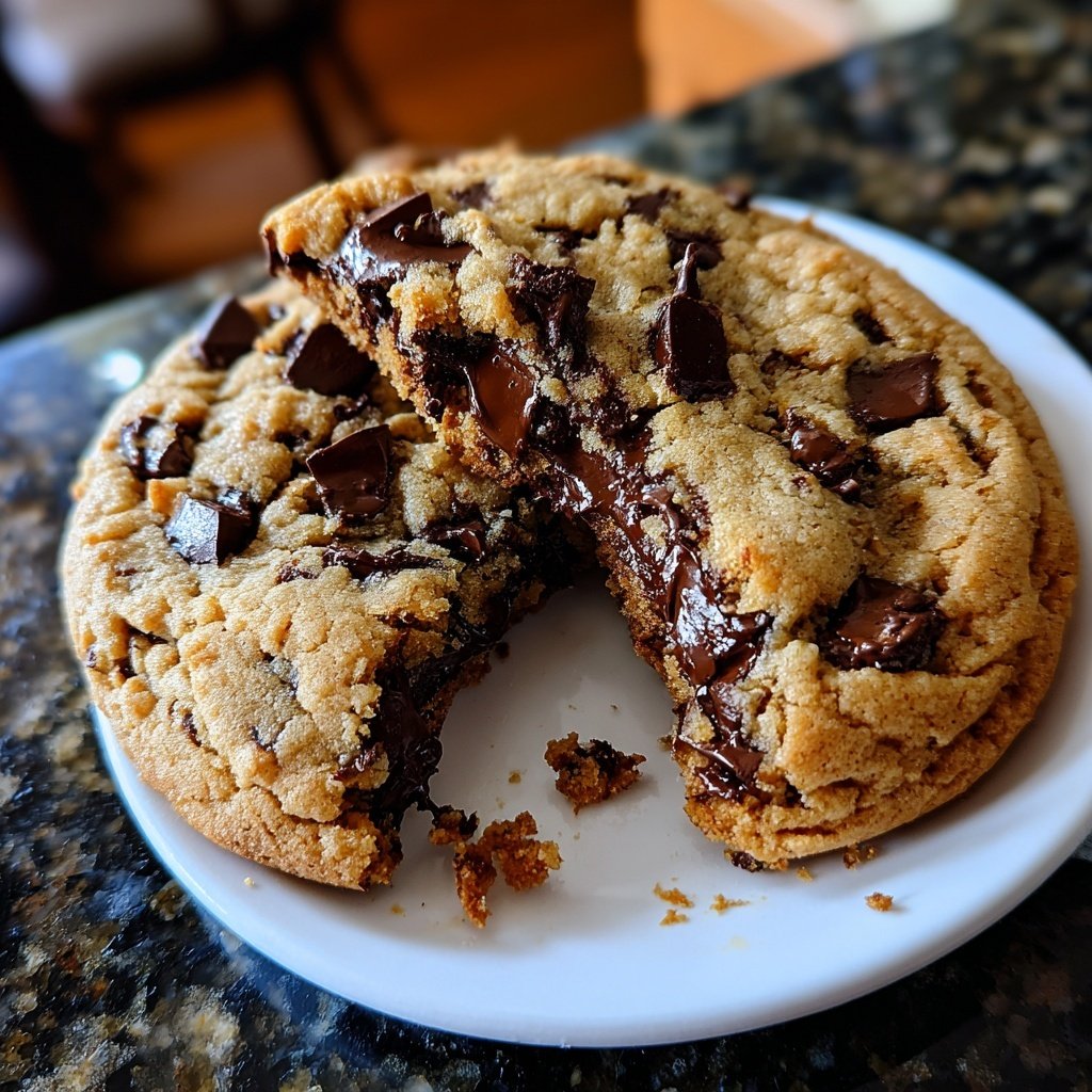 Best Giant Chocolate Chip Cookie