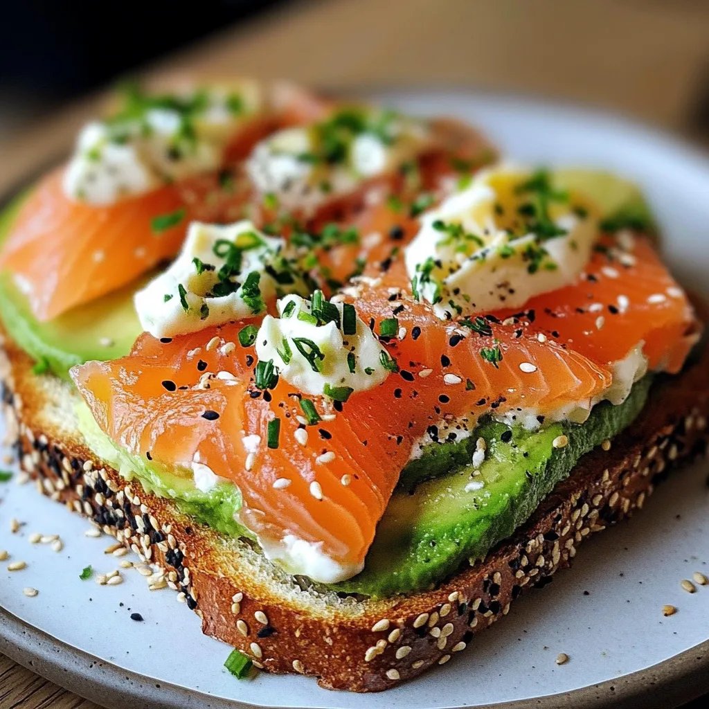 Smoked Salmon & Avocado Toast