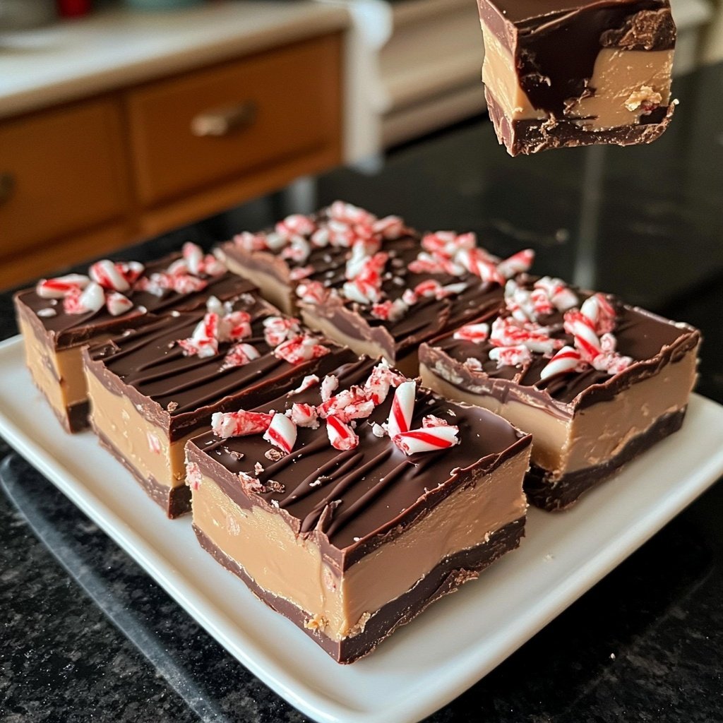 Peppermint Bark Fudge
