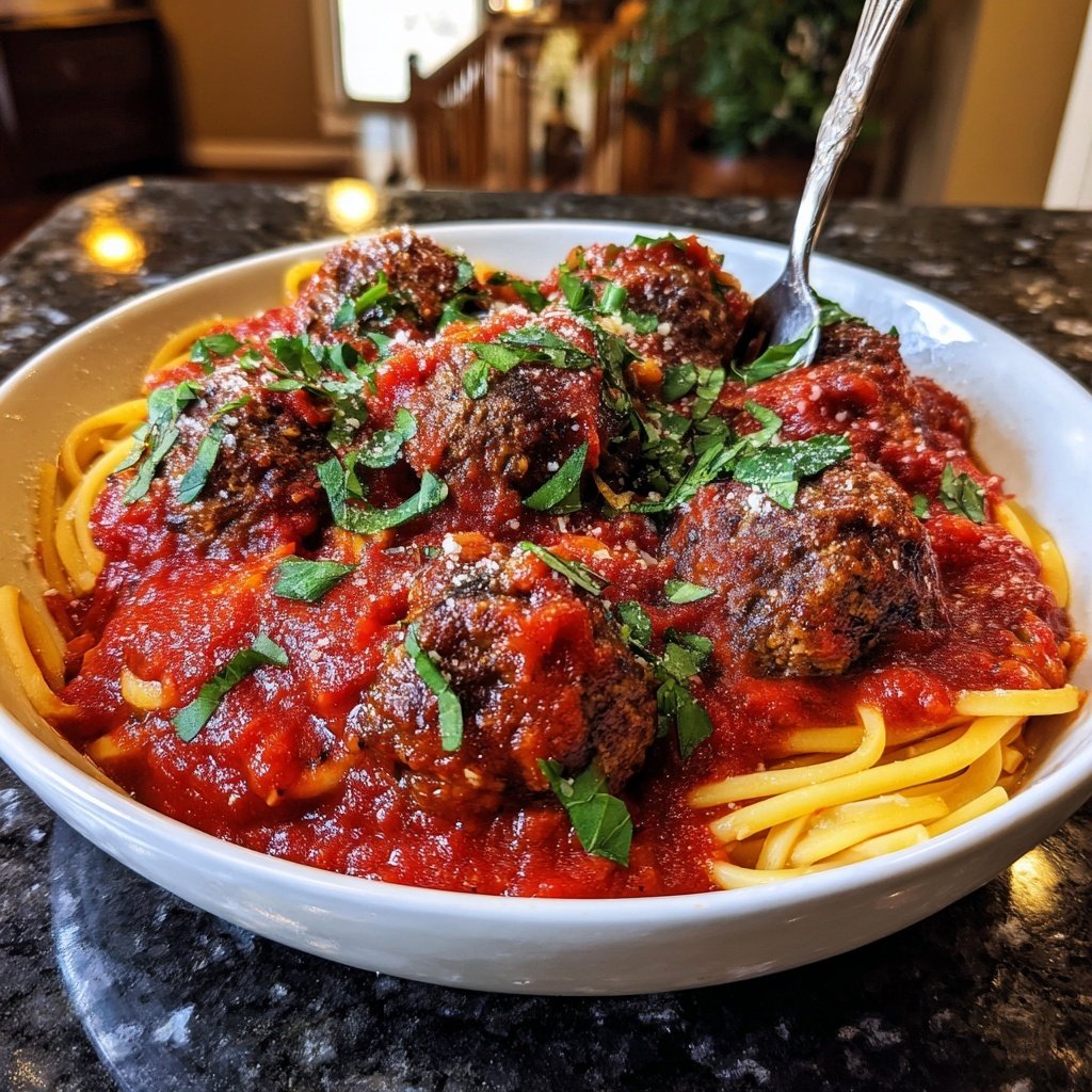 Spaghetti and Meatballs Hearty Sauce