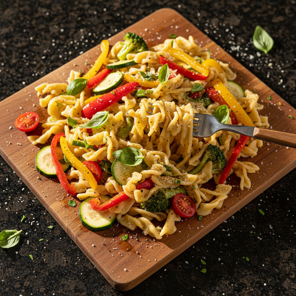 Romantic Pasta Primavera Dinner