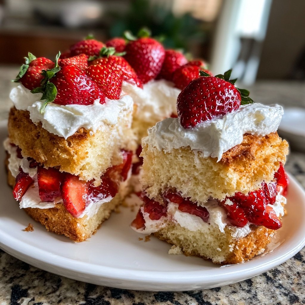 Vegan Strawberry Shortcake with Coconut Cream