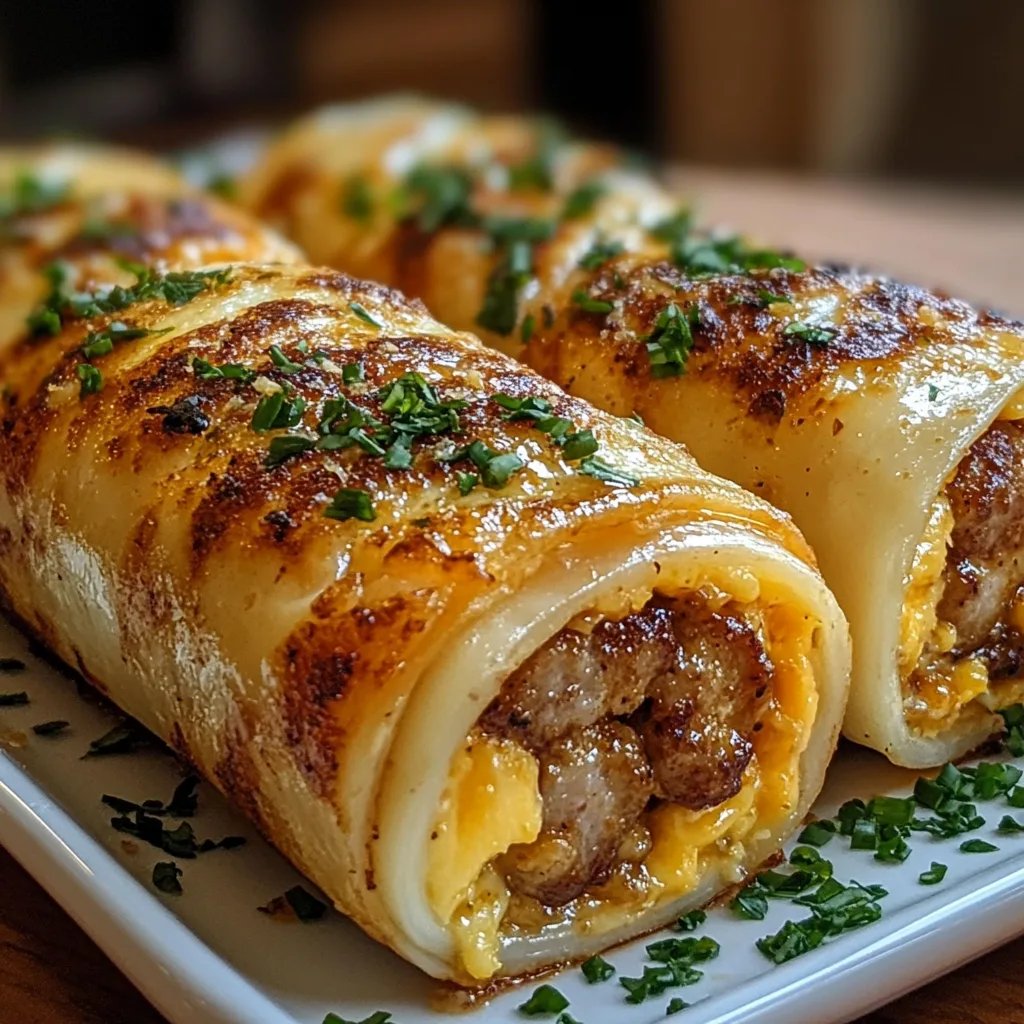 Sausage Egg and Cheese Breakfast Roll-Ups: An Incredible Ultimate Recipe
