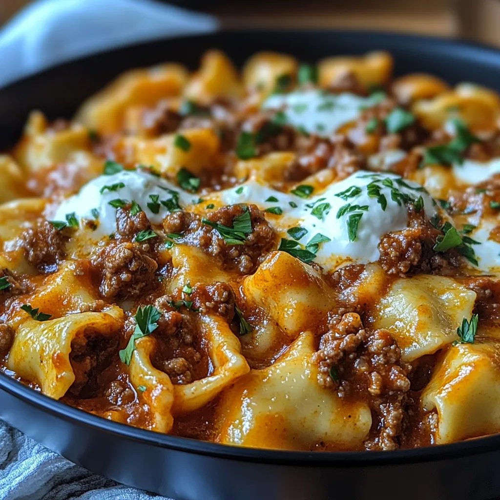 <p>Cheesy Beef Enchilada Tortellini: An Amazing Ultimate Recipe</p>