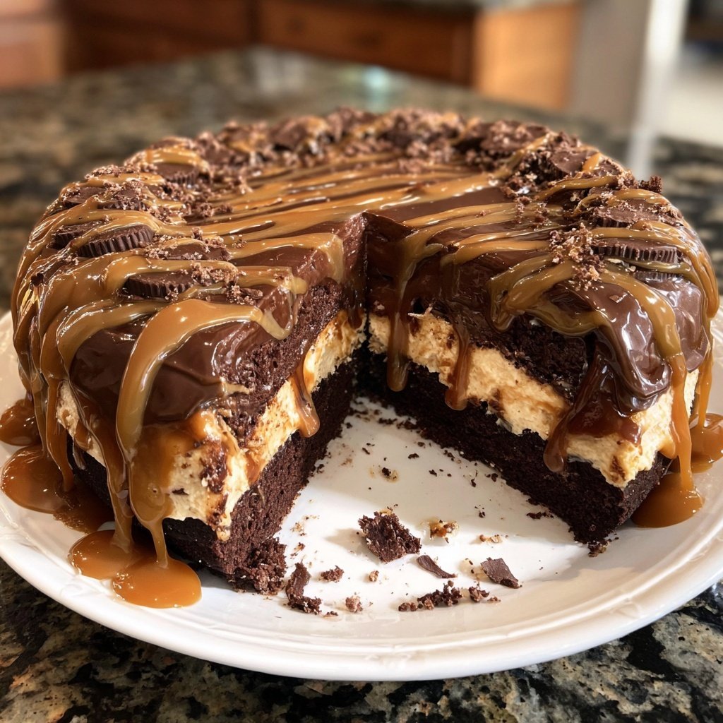 Salted Caramel Chocolate Torte Decadent