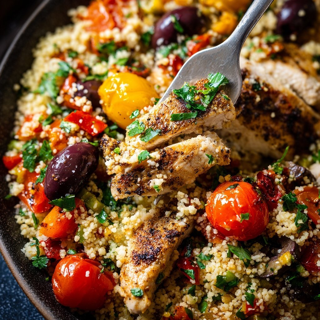 Mediterranean Chicken Bowls with Couscous