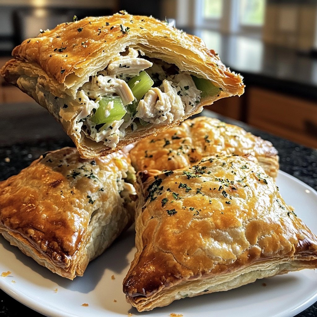 Healthy Chicken Salad Puffs