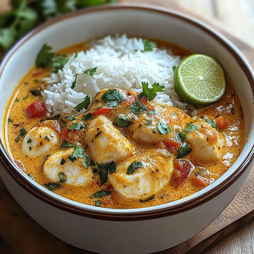 Coconut Lime Fish Curry w/ Jasmine Rice: An Incredible 7-Step Recipe
