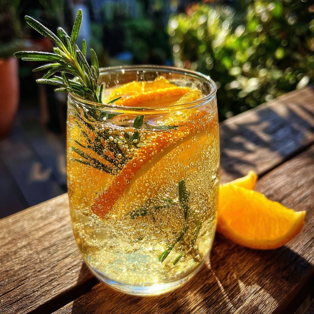 Rosemary Clementine Holiday Spritz