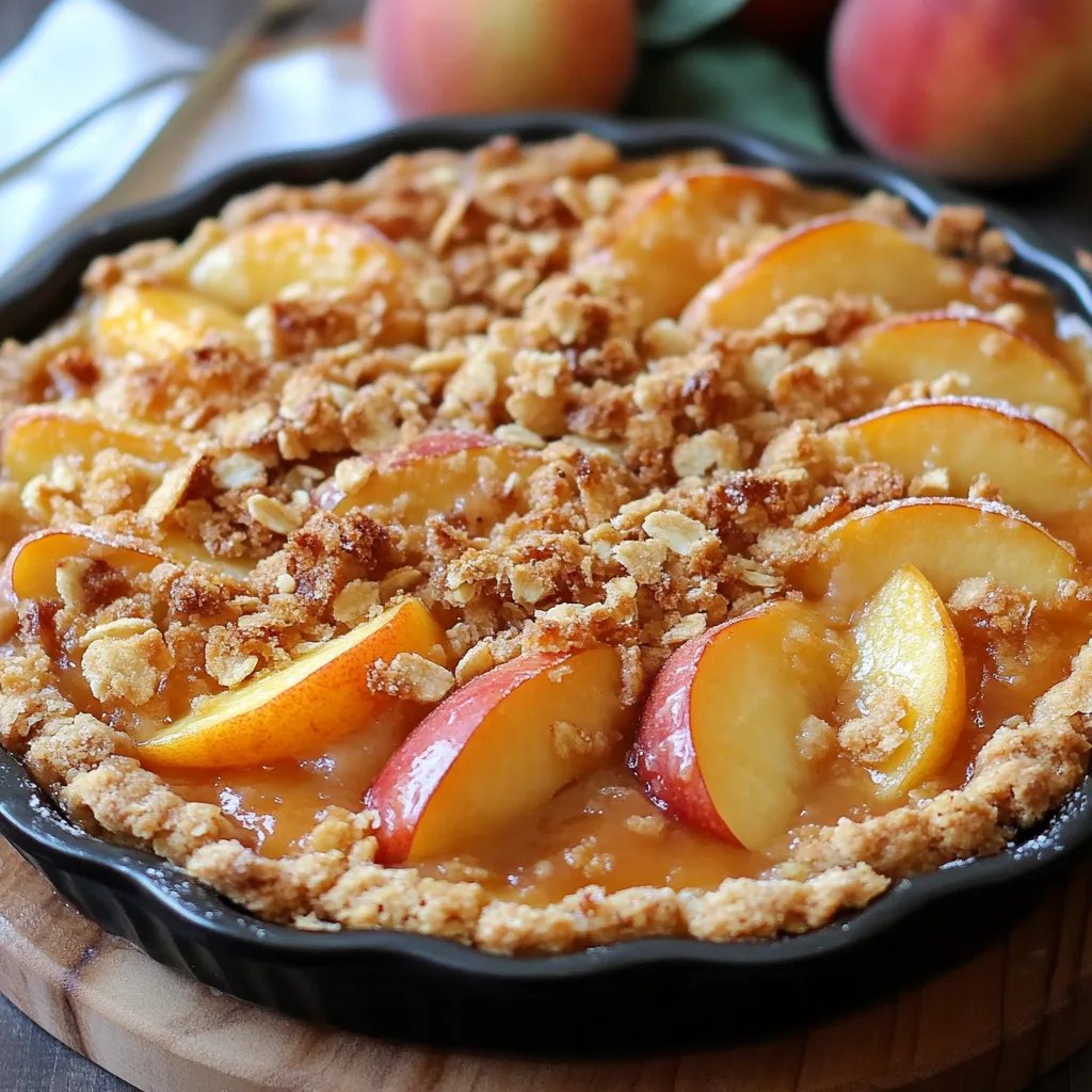 Peach Crisp: An Amazing Ultimate Recipe for Your Dessert Table
