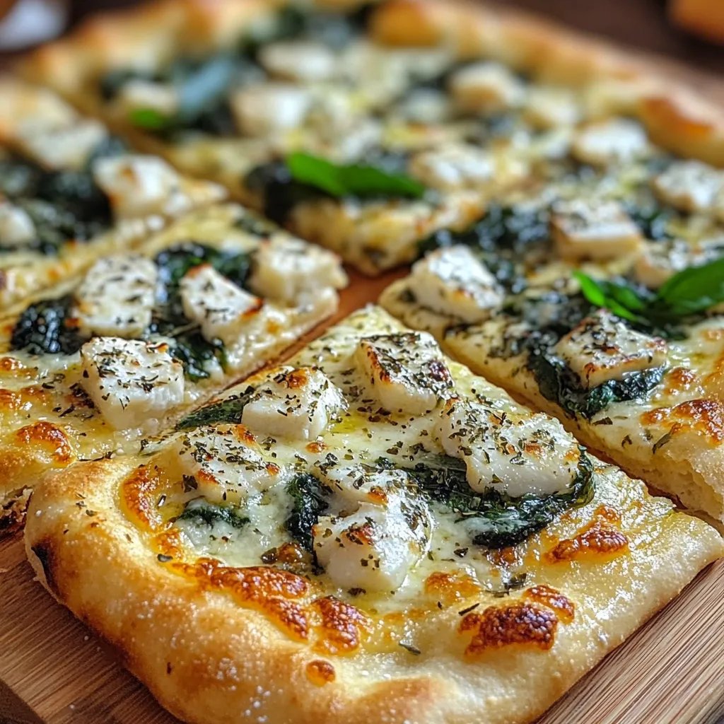 Greek Roasted Garlic Spinach White Pizza: An Incredible Ultimate Recipe