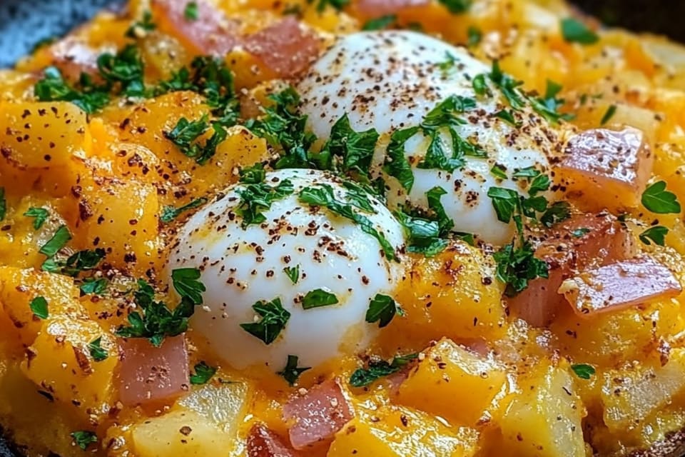 Cheesy Potato Egg Scramble: An Incredible 7-Ingredient Recipe