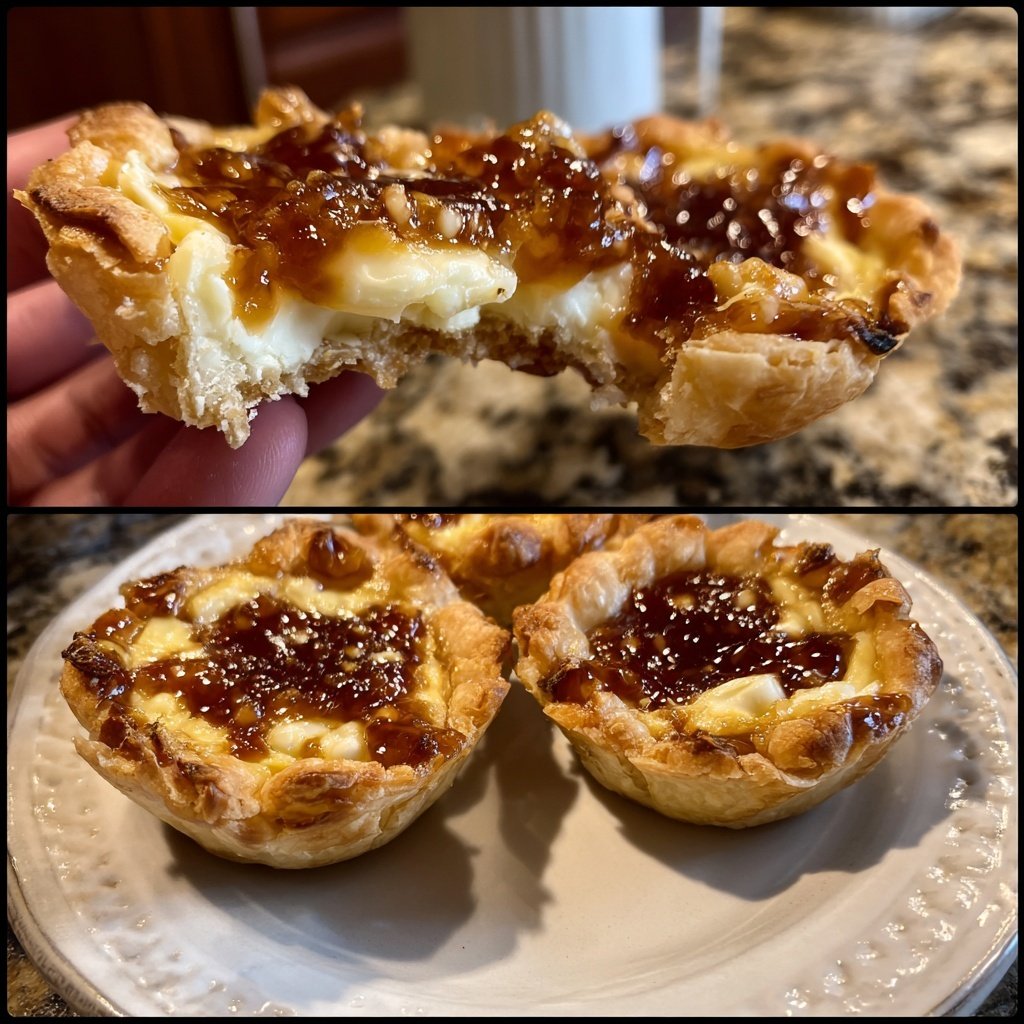 Brie and Fig Jam Tartlets