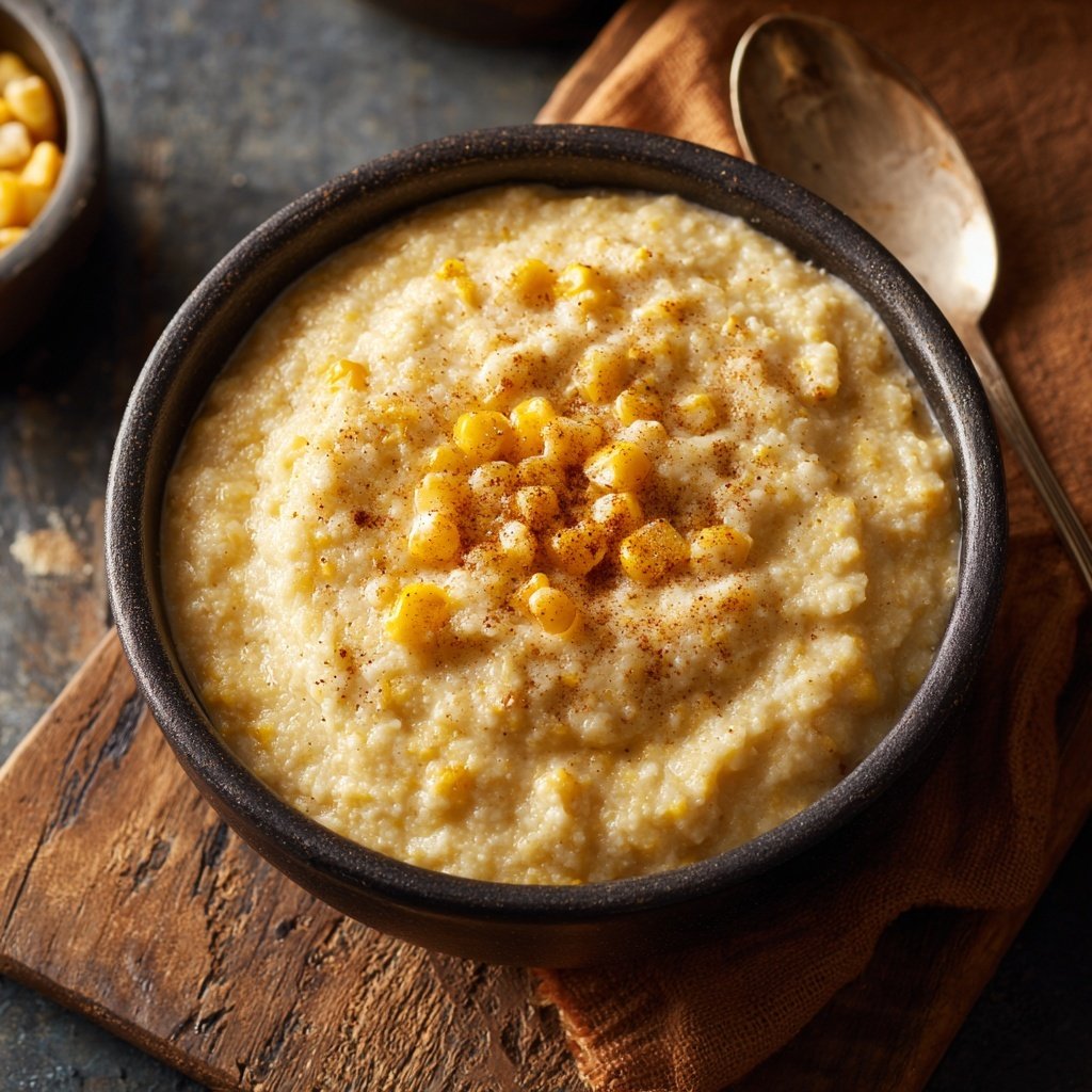Savory Jamaican Cornmeal Porridge