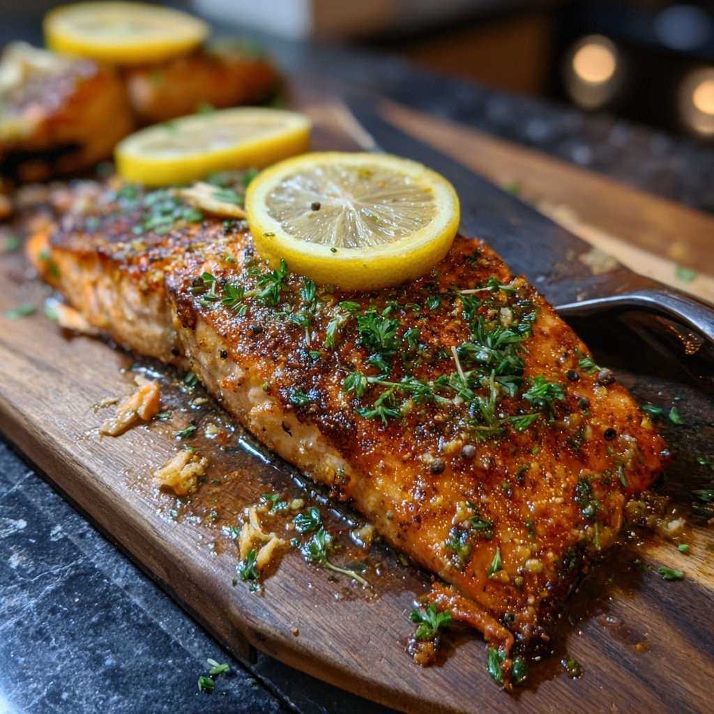 Savory Peppercorn Salmon Friends