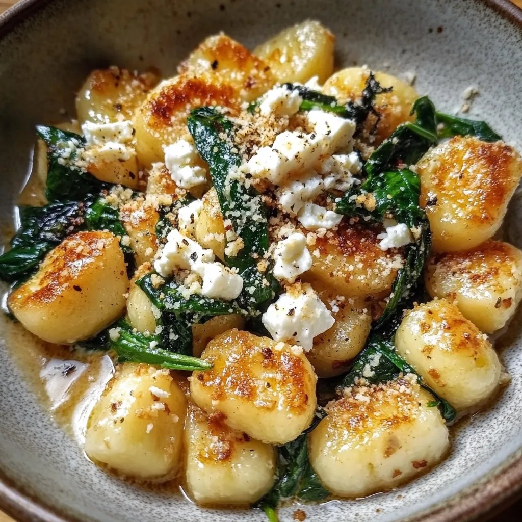 Creamy Gnocchi with Spinach & Feta: The Incredible 7-Step Recipe