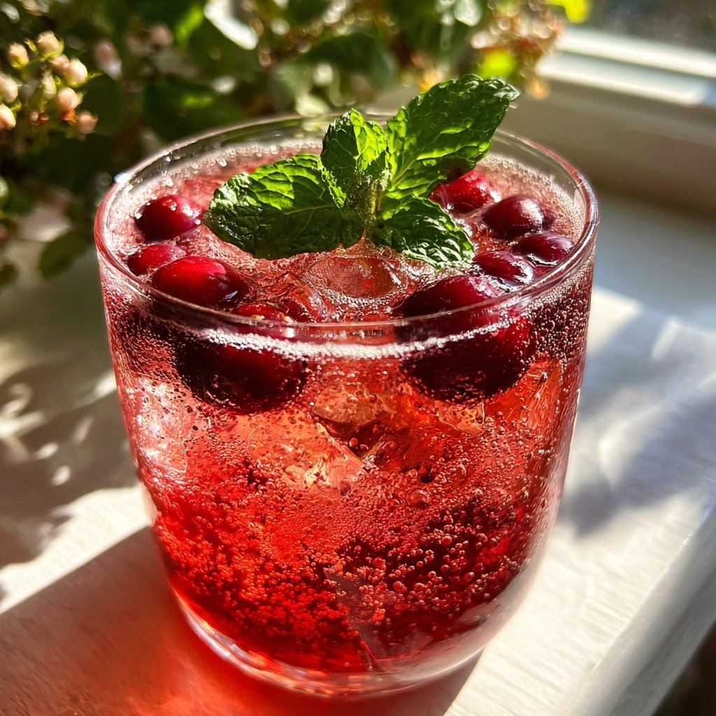 Thanksgiving Cranberry Spritzer