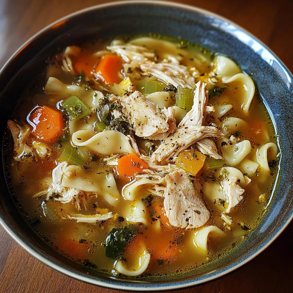 The Best Roasted Chicken Noodle Soup