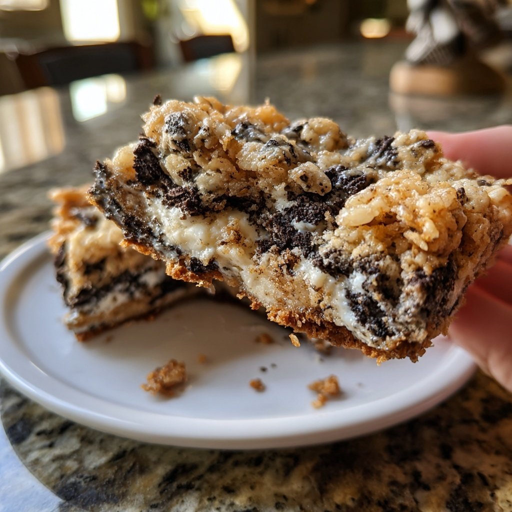 Oreo Rice Krispies Cookie