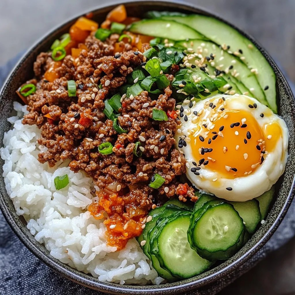 Quick & Easy Korean Ground Beef Bowl: An Incredible 7-Ingredient Recipe