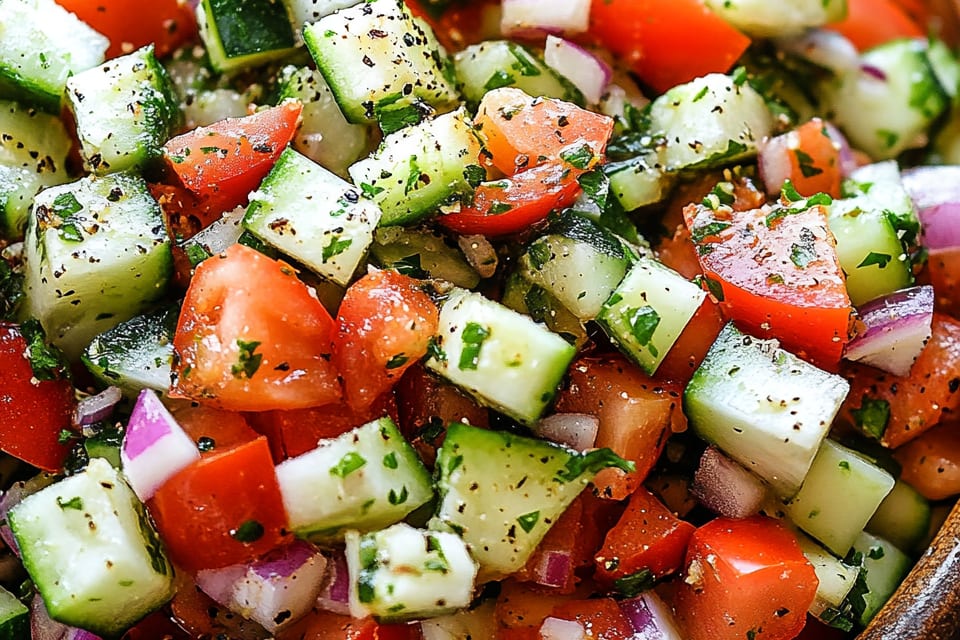 Mediterranean Salad with Cucumber: An Amazing Ultimate Recipe