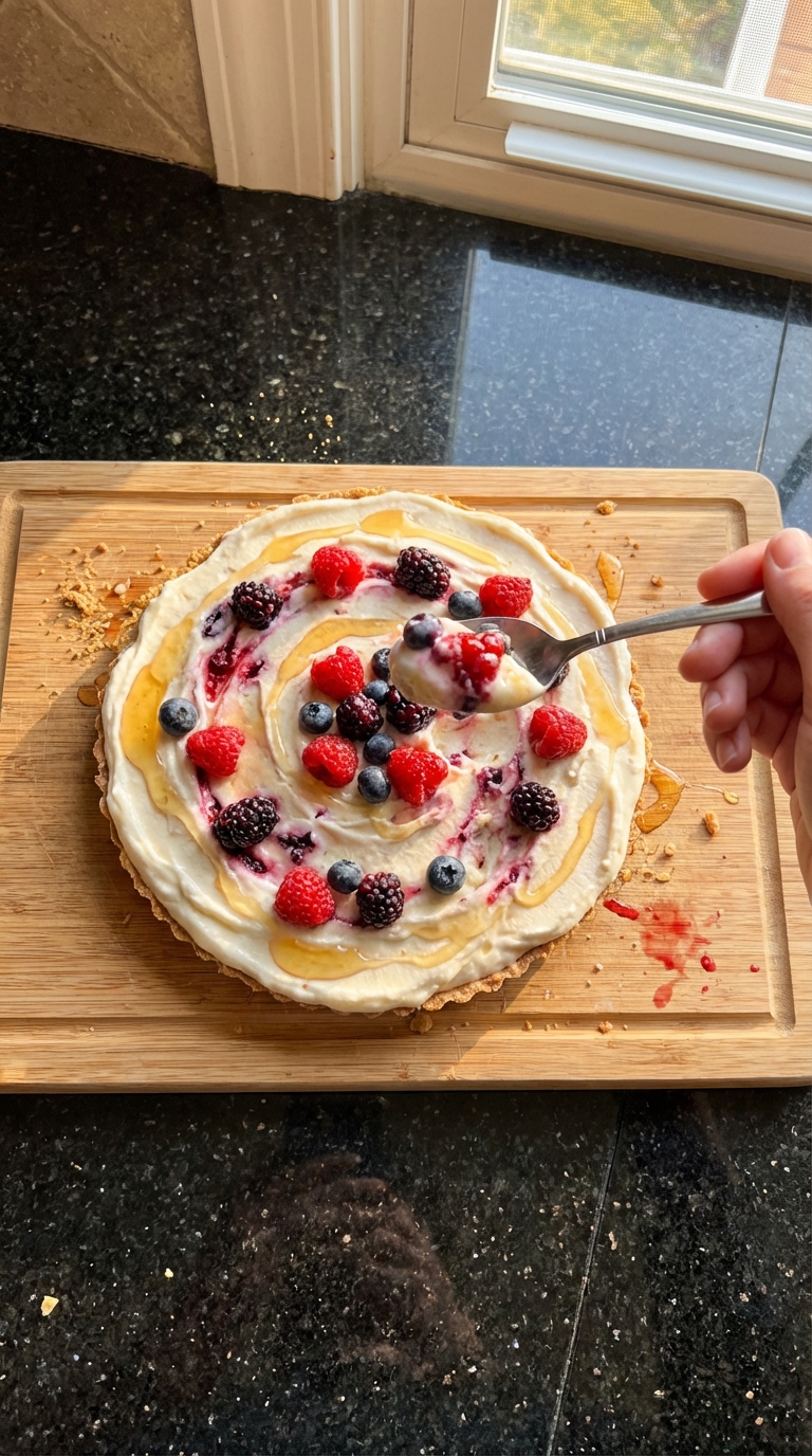 Delightful Frozen Yogurt Tart