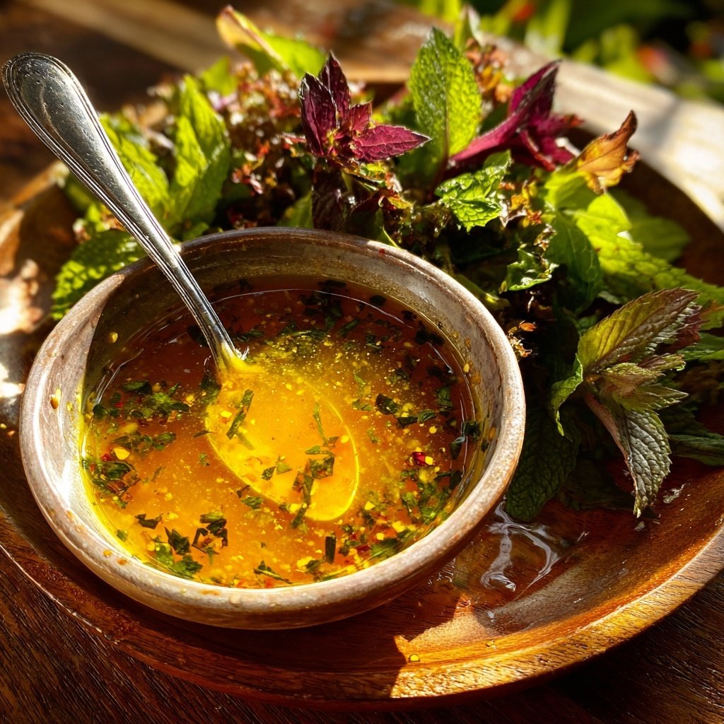 Lemon Mint Garden Vinaigrette
