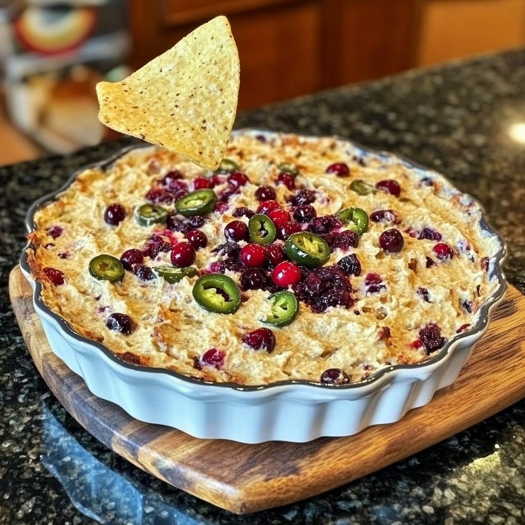 Quick Cranberry Jalapeno Dip