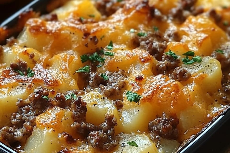 Cheesy Hamburger Potato Casserole: An Amazing Ultimate Recipe