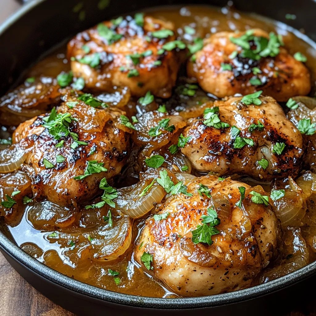 Cider Braised Chicken with Caramelized Onions: An Incredible 7-Step Recipe