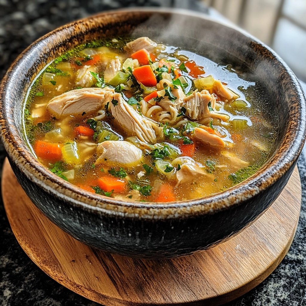 Ginger Chicken Noodle Soup